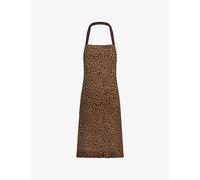 Anna + Nina Anna + Nina Leopard-Print Tie-Up Cotton Apron Multi