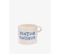 Anna + Nina Anna + Nina Monsieur Earthenware Mug Blue