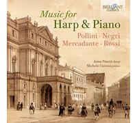 Anna Pasetti, Michele Gioiosa - Music for Harp and Piano: Pollini, Negri, Mercadante, Rossi