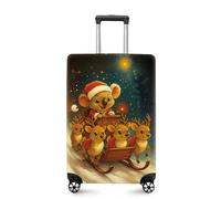 ANNA QUEEN Luggage Suitcase Cover,Suitcase Protector, Travel Suitcase Cover for 20-34 Inch Luggage, Stretchable & Washable Spandex Travel Accessories, #6, S(fits 20-22inch suitcase)