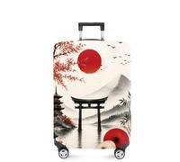 ANNA QUEEN Luggage Suitcase Cover,Suitcase Protector, Travel Suitcase Cover for 20-34 Inch Luggage, Stretchable & Washable Spandex Travel Accessories, #144, L(fits 28-30Inch suitcase), Landscape