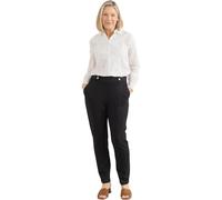 ANNA ROSE 25 Inch Slim Leg Ponte Trousers - Black - 22