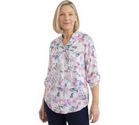 ANNA ROSE Bouquet Floral Print Blouse - White/Pink/Multi - 20