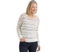 ANNA ROSE Mesh Knit Stripe Jumper - Ivory/Multi - L