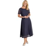 ANNA ROSE Striped Mesh Dress - Midnight - 18