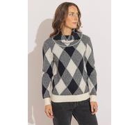 Anna Rose Women's Embellished Diamond Pattern Knitted Jumper | Size: Medium Anna Rose Multicolor M