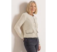 Anna Rose Women's Shimmer Knitted jacket in Cream | Size: 20 Anna Rose Cream 20