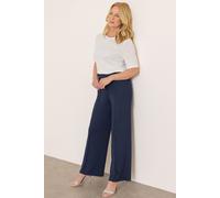 Anna Rose Women's Wide Leg Pull On Trousers in Navy | Size: 18 Anna Rose Navy 18