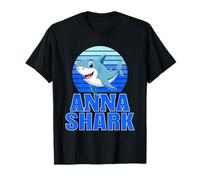 Anna Shark Family Reunion Squad First Last Name T-Shirt