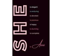 Anna: Unique Customized Name Journal, Thank you Gift, Thoughtful Cool Present for Anna - 110 Pages, 6x9 inch Notebook