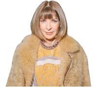 Anna Wintour (Fur) Half Body Buddy Cutout