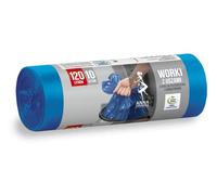 Anna Zaradna Garbage bags WITH EARS 120L 10pcs blue