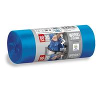 Anna Zaradna Garbage bags with EARS 60L 20pcs blue