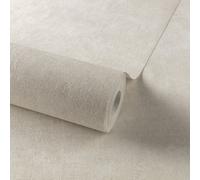 Annabella Distressed Plaster Textured Wallpaper Grandeco Beige One Size