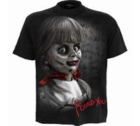 Spiral Men's ANNABELLE - FOUND YOU - T-Shirt Black | Size: Small Spiral Black S