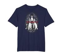 Annabelle Portrait T-Shirt, Men's Big and Tall, Navy Blue, 6X Tall