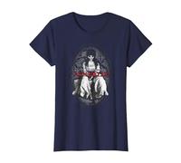 Annabelle Portrait T-Shirt, Women, Navy Blue, Small