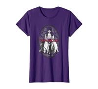 Annabelle Portrait T-Shirt, Women, Purple, Medium