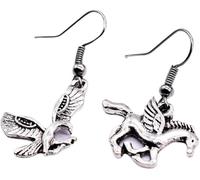 ANNABETH Chase Percy Jackson Camp Half Blood Horse Eagle Earrings