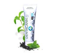 Annabis Dentacann - Natural Fluoride Free Toothpaste with Active Bamboo Charcoal | Coconut Oil | Hemp Seed Extract | Peppermint Oil | Mineral Kalident Powder | Vegan Friendly | Good for Kids | 100g