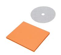 Annadue 0.2mm Disc Stabilizer Carbon Fiber CD DVD Stabilizer Tuning Mat Carbon Fiber Made Disc Stabilizer Suitable for All Top Loading and Tray Loading CD Players(white)