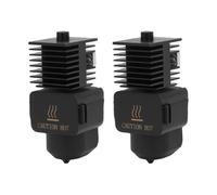 Annadue 0.6mm Hardened Steel Hotend, All Metal One Piece Nozzle, Pre Assembled Modular Design with Silicone Sock for 3D Printer (2PCS)
