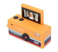 Annadue 0.96 Inch Flip Screen Keychain Camera, 1080P HD Video 48MP Auto Focus 130 Degree Wide Angle Lens with Built in Flash, for Travel Photography and Self Portraits (Orange)