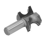 Annadue 1/2 Inch Shank Half Round Router Bit 5/8 Bead Bullnose Radius Cutting Bit for Woodworking Carving, Trimming, Soft Rounded Edges, CNC, Handheld & Desktop Router