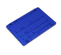 Annadue 1/4 10 Inch Tape Splicing Set for Reel to Reel Cassette Tapes with Metal Open Tape Splicing Block, Repairs, Universal Recorders (Red)