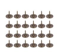 Annadue 100Pcs Upholstery Nail, Flat Head Decorative Pin, Cyan Bronze Iron Furniture Accessories, Sofa Upholstery Tacks for Home Furniture (Diameter 11MM*Total Length 11MM)
