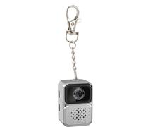 Annadue 1080P Keychain Camera, 2MP Compact Recorder with 64GB Storage, 3 Filters and 60° Lens, 200mAh Rechargeable Battery, Type C OTG Transfer, Wrist Neck Portable Design (Grey)