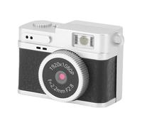 Annadue 1080P Retro Vintage Camera, 0.96 Inch Screen with LED Light, 128GB Storage Portable Digital Camera, 2MP Photos 4 Filters, Built in Battery for Android OTG, Keychain Design (Black)