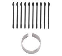 Annadue 10PCS EMR Digital Pen Tips Replacement for Note 10, Note 20, S6, S6 Lite, S7, S7+ Plus, for King Write MR05, for Scribe Pen, Boox Pen2 (Black)
