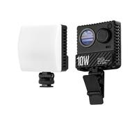 Annadue 10W RGB Video Fill Light, Rechargeable LED Photography Light with 84 Beads, Adjustable Temperature, LCD Screen, for Vlog Portrait Selfie