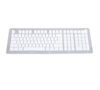 Annadue 112 Keys Keyboard Keycaps, Arabic Keycaps Set for Backlit Mechanical Keyboard, Premium ABS Material, Easy to Install and Clean. (White)