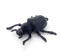 Annadue 12PCS Realistic Beetle Figures PVC Soft Plastic Simulated Beetle Models for Miniature Landscape Props, Educational Toy, Sandbox Decor, April Fools Day Prank, 5cm Vivid