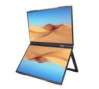 Annadue 14" Dual Screen Portable Monitor 120Hz HDR 1080P Laptop Dual Screen Display Dual Screen Extender with 180° 360° Rotation Built-in Speakers for PC Switch Gaming