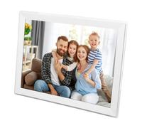 Annadue 15 Inch WiFi Smart Picture Frame Digital Photo Frame Touch Screen 1024x768 HD 178° Wide Viewing Angle 32GB Storage with App Control for Photos Videos Wall Mountable (UK Plug)