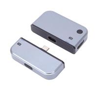 Annadue 164FT HDMI Transmitter Receiver, 5G 2.4G HD Video Extender with 1080P Output, Type C Charging, Dual Mode, for PC TV Projector Screen Mirroring