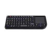 Annadue 2.4G Wireless Keyboard with Touchpad, Multi Device Rechargeable Ultra Slim Keyboard with Multi-Touch Touchpad,Compatible with PC, PS, Linux, Android