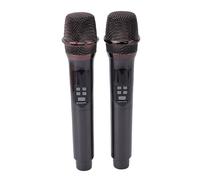 Annadue 2.4GHz Dual Wireless Microphone, Handheld Dynamic Mic System with Long Battery Life, Clear Sound, Digital Processing, for Wedding Speech Live Performance