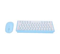 Annadue 2.4GHz Wireless Keyboard and Mouse Set, 78 Keys, Silent Design, Ultra Slim Lightweight, Compatible with PCs and Laptops