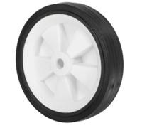 Annadue 2 Pack 6 Inch Silent Air Compressor Caster Wheels | Replacement Castors, Quiet Rolling Tread, Heavy Load Support, Reinforced Hub , Quick Bolt On Upgrade