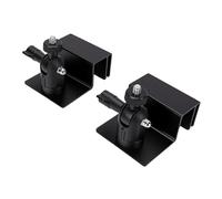 Annadue 2 Pack Solar Panel Gutter Mount with 360° Adjustable Bracket for