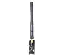 Annadue 2 Pcs 2.4G Wireless Transceiver Module, 1100m Long Range RF Transceiver Module with SMA Antenna, Wireless Communication for Drone Robot