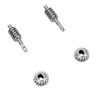 Annadue 2 Sets Stainless Steel Axle Gear for RC Crawler | Precision Machined Teeth, Transfer, Lightweight 1.7g Build, Off , Complete Replacement Kit