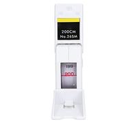 Annadue 200cm Height Meter Wall Mounted Retractable Tape Measure for Home, Accurate Height Ruler with Display Window for Pediatric Growth, White Stature Meter