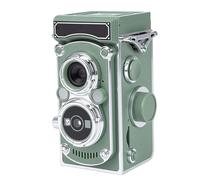 Annadue 24MP 2.7K Vintage Digital Camera, Compact Retro Camera with Manual Joystick HD Dual Cam 1.54 Inch LCD, with Black White Filters, for Travel (Green)