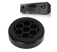 Annadue 25 Pcs Speaker Isolation Feet Pads, 56 X 15mm Plastic Foam Anti Vibration Pads for Amplifier CD DVD Player, with Shock Absorption for Clearer Sound