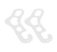 Annadue 2pcs Sock Blockers with Hooks, Acrylic Sock Blockers for Knitting,